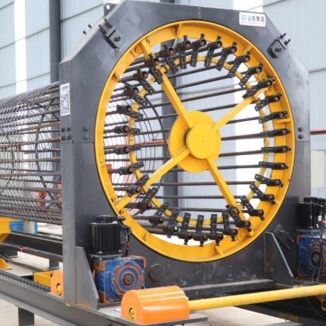 CNC Steel Bar Cage Roll Welding Machine LYGH-1500~3000 Steel Cage Pile Diameter 500-3000 mm factory